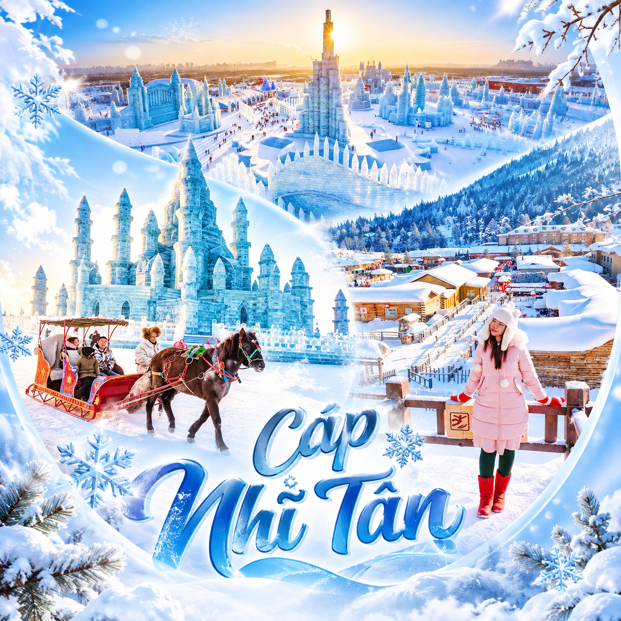 CÁP NHĨ TÂN - Á BỐ LỰC - LÀNG TUYẾT HƯƠNG (NO SHOP)